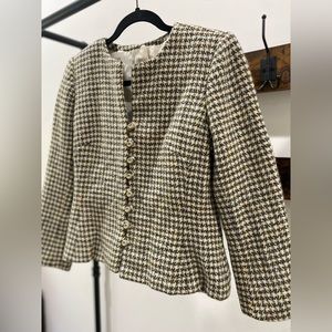 VINTAGE SYBIL CONNOLLY | Fitted Wool Blazer, Size Small